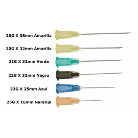 Dentilab Aguja HiPodérmica Dl Caja C/100