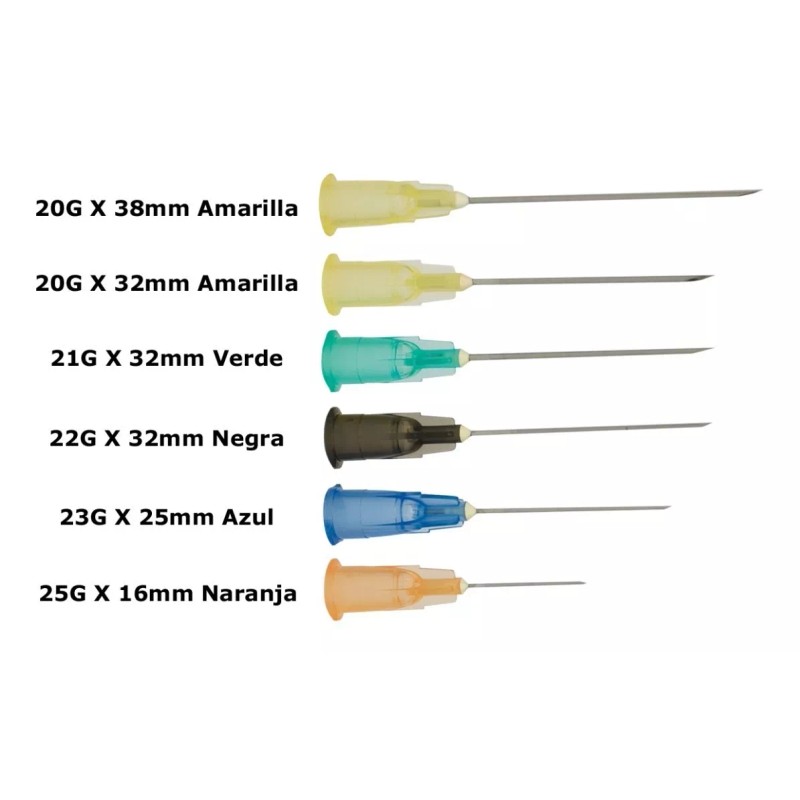 Dentilab Aguja HiPodérmica Dl Caja C/100