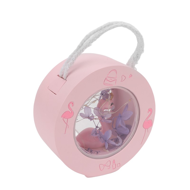 Flamingo Lamp Wall Mountable Double Sided Transparent Romantic Battery Powered