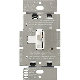 Lutron Toggler Incandescent Eco-Dim Dimmer, 600-Watt 3-Way Preset, AY-603PG-WH, White