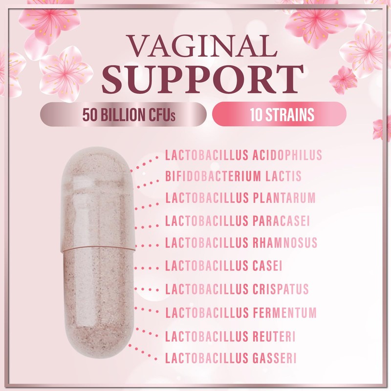 Vaginal Probiotics for Women - Vaginal PH Flora Feminine Health