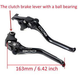 ZYAKOMO CNC Motorcycle Clutch Brake Lever Compatible with Z900 2017-2024 2025 Z 900 Z900SE Z900 SE Handle Brake Levers Brake Clutch Levers (Red)