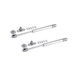 Force Door Lift Support, 2Pcs Furniture Gas Spring Strut Lift Support Cupboard Hinges Lid Stay Cabinet Pneumatic Support Door Kitchen(120N / 12KG)