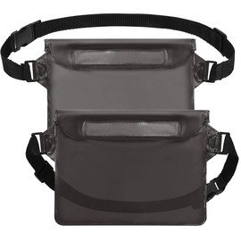 VIVIIHOO Practical Waterproof Bag for Beach and Water Sports - Adjustable Belt - Protection from Water and Dust - Large Capacity - Touch Screen Friendly