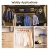 sourcing map 6Pcs Wooden Closet Rod Holders, Wardrobe Rod Brackets