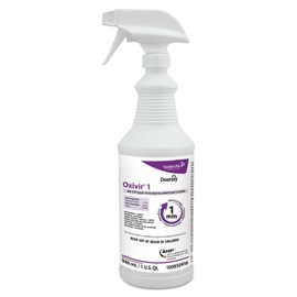 Oxivir 1 RTU Disinfectant Cleaner, 32 oz Spray Bottle, 12/Carton