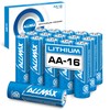 Allmax AA Lithium Batteries (16 Count) – Longest Lasting, Leakproof,