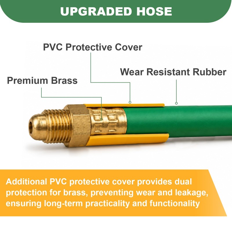 78.7FT Argon Gas Hose, Inert Gas Welding Hoses for MIG/TIG