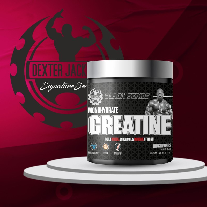 DEXTER JACKSON Black Series Monohydrate Creatine | 300g | 100