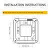 CH4 Gas Detector Monitor LCD Combustible Gas Sensor Alarm for