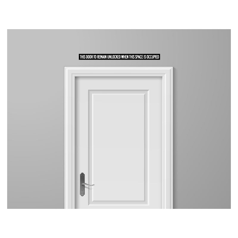 STOPSignsAndMore - Peel and Stick Label - This Door To