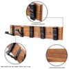 TONGNENGLIU Modern Wall Mounted Coat Rack, Floating Rack with Retractable