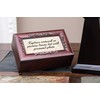 Cottage Garden in Memory Always with Us Rosewood Finish Embossed