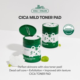 VT COSMETICS Deer Mild Toner Pads – 2 Types, 60 Sheets for Moisturizing, Exfoliating & Pore Care (Tora Edition, 100 Sheets)