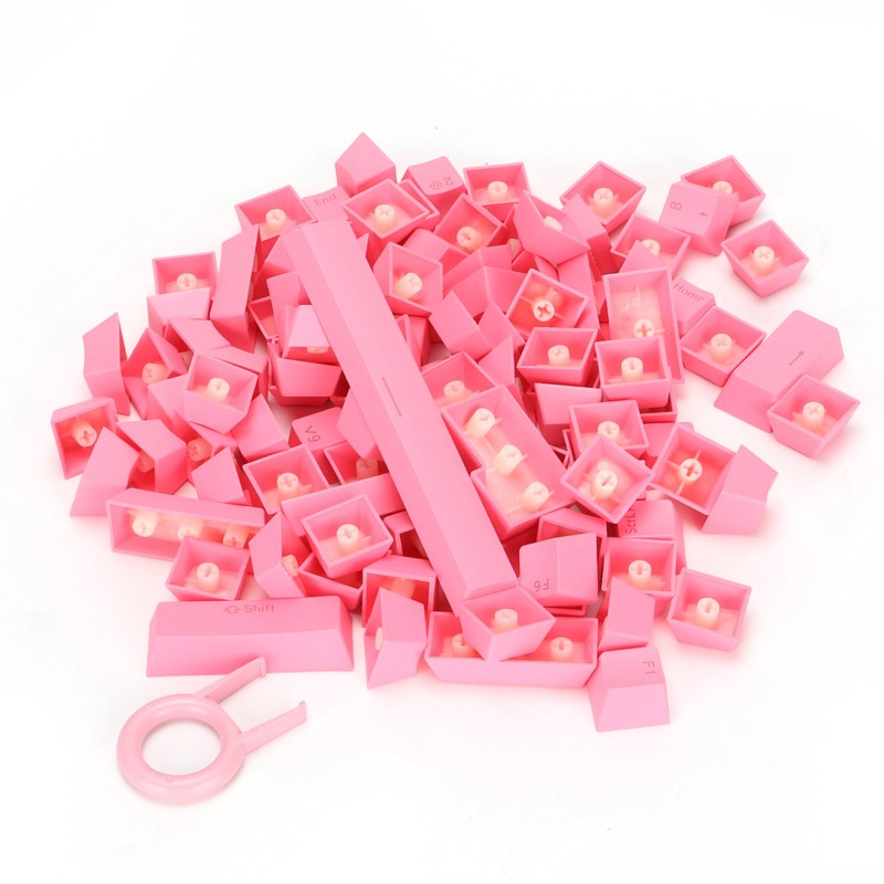PBT Keycaps Ergonomic Design Oil Resistant Colorful 108 Key Video