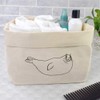 Large 'Cute Seal' Canvas Organiser/Storage Bag (OR00006095)