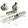 4 Pack Folding Brackets Hidden Cabinet Hardware Connectors 180 Degree