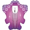 PROFICO Nail stencils (100pcs, Violet Harmony (Paper))