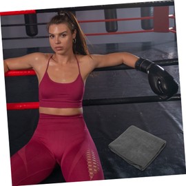 SUPVOX 2pcs Microfiber Sports Towel Quick-Dry and Ultra-Absorbent Workout Towels for Gym Hiking Camping and Yoga Lightweight Comfortable Portable Fitness Grey