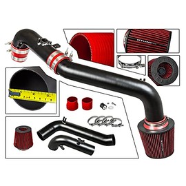 RTUNES RACING BLACK PIPE COLD AIR INTAKE + FILTER Compatible For 08-15 Scion xB 2.4L I4