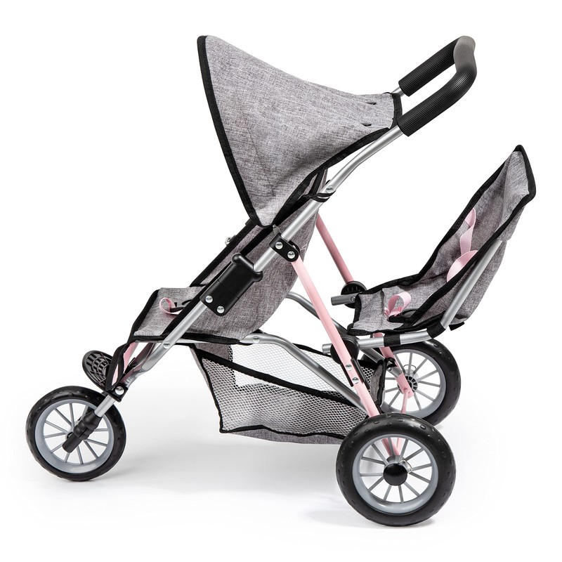 Bayer Design Dolls Twin 3 Wheel Jogger