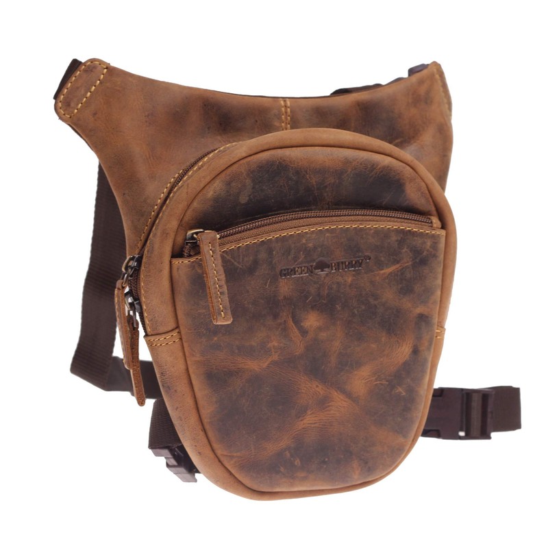 Greenburry Vintage Biker Legbag 1585 Belt Bag, Baun, money belt