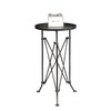 Creative Co-Op Round Bronze Metal Accent Table