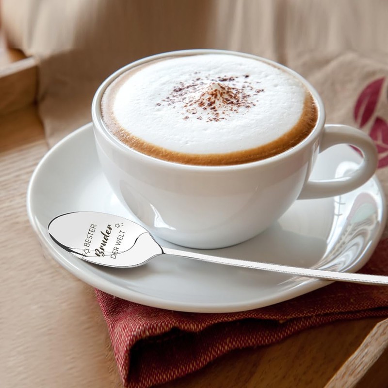 Brother Gift Spoon Coffee Spoon with Engraving Birthday Gift Easter