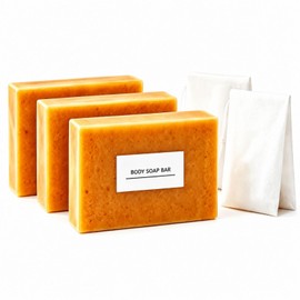 3PCS Body Soap Bar, Handmade Cleansing Soap for Face & Body, Daily Use Bath Soap Bar, Gentle Skin Cleaning Soap