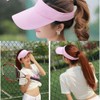 GZQIRUN Sun Visor, Sweat Absorbent, Quick Drying, Antibacterial, Odor Resistant,