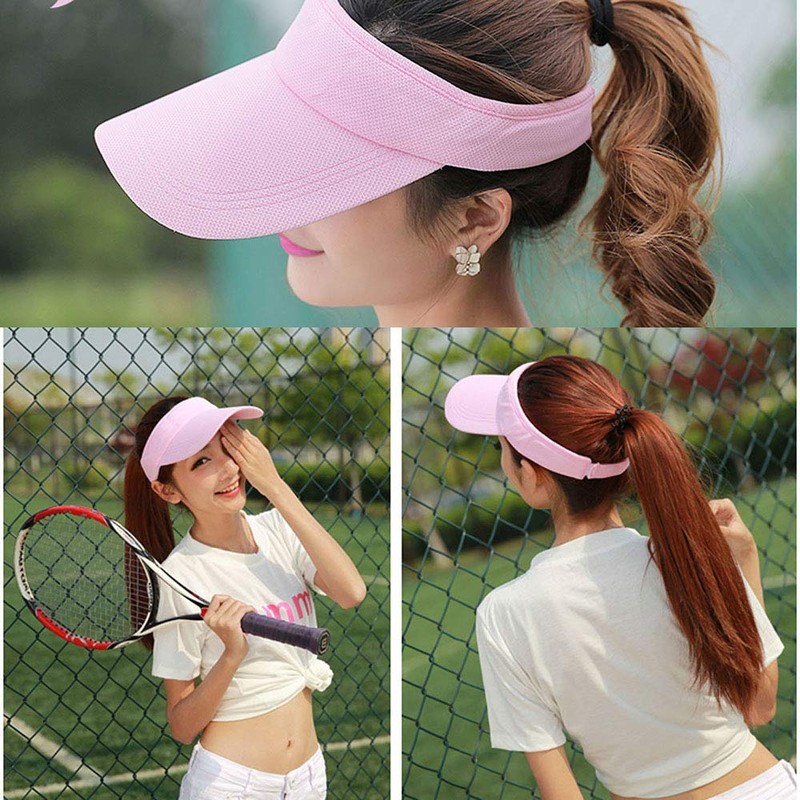 GZQIRUN Sun Visor, Sweat Absorbent, Quick Drying, Antibacterial, Odor Resistant,