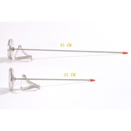 Oil Thermometer Long Handle Deep Frying Thermometer Instant Read with Clip for Cooking, Grilling and Roasting (210mm)
