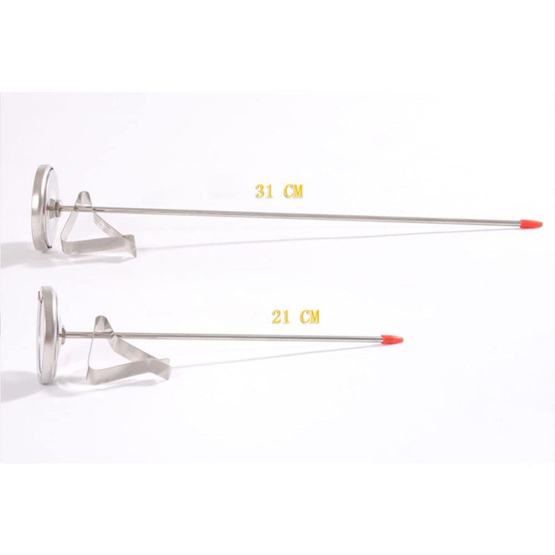 Oil Thermometer Long Handle Deep Frying Thermometer Instant Read with