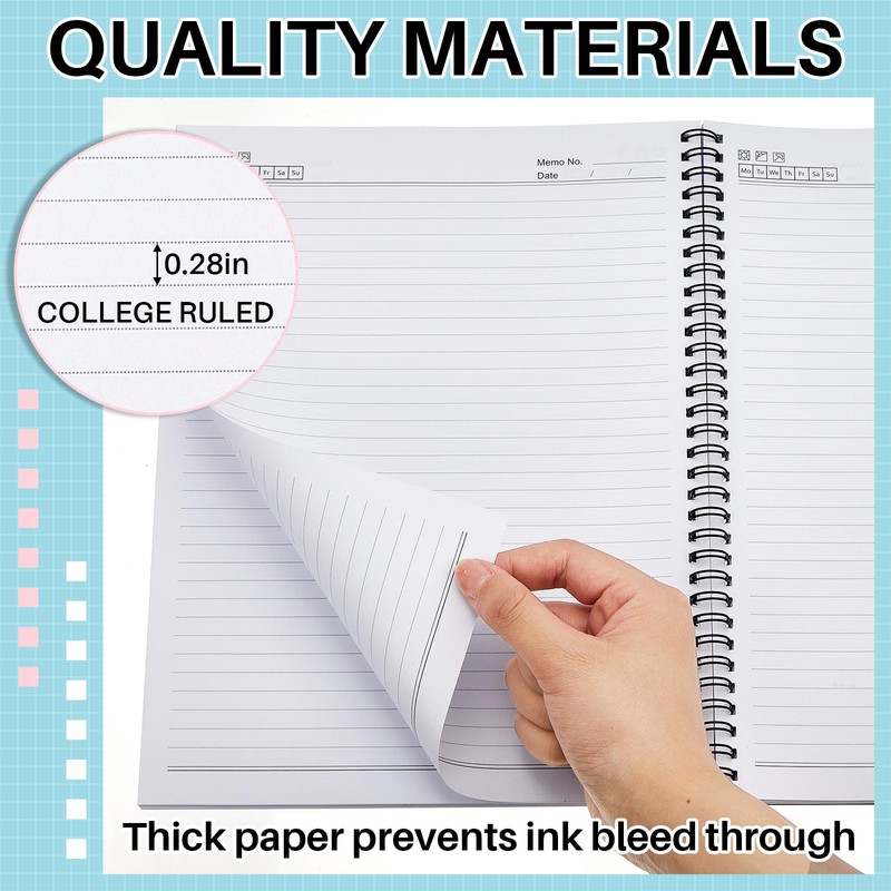 Jutom 2 Pads Jumbo Left Handed Notebook 11" x 8.5"