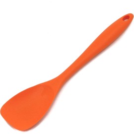 Chef Craft Premium Silicone Spoon Spatula, 11.5", Orange
