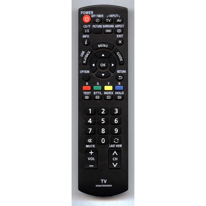 Panasonic ORIGINAL PANASONIC N2QAYB000803 REMOTE CONTROL THL32EM5A THL39EM5A THL32XM5A NEW