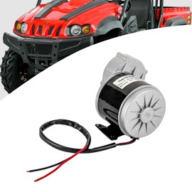 Electric Vehicle Geared Motor, 350W 12V MY1016Z Gear Reduction Electric Motor w/9 Tooth Sprocket & 3000RPM Speed for Bicycle Bike Scooter