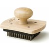 Pizza Stone Brush 4" x 5" Hardwood Handled Pizza Stone