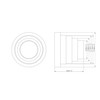 Universal Reducer for Ventilation Systems Diameter 80-150 mm Reducing Connector