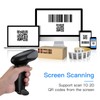 Eyoyo 1D 2D USB Wired Barcode Scanner with Stand, Handheld