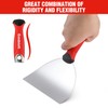Goldblatt 6" Putty Knife, Stainless Steel Scraping Paint, Putty Knife
