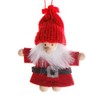 Sass & Belle 2 Red & Grey Felt Santa Christmas