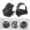 Sosoport 2pcs Bike Pedals with Straps for Exercise Bike Replacement