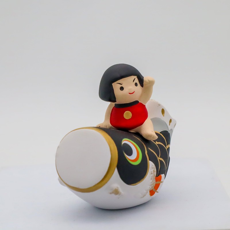 Yakushiken May Doll, Made in Japan, Seto Ceramic, Broccoli, Koinobori,