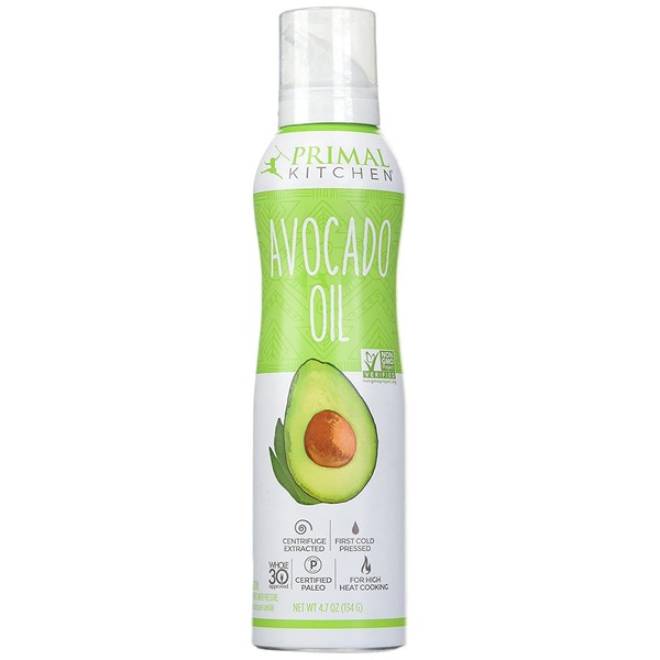 Primal Kitchen Avocado Oil Spray, Whole 30 Approved & Cold Pressed, 1 Can - 4.7 Ounce