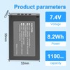 Eeyrnduy Digital BP-SCL5 Battery Compatible with Leica M10 M10R M10-P