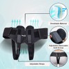 Schwarz Inguinal Hernie Leistengurte mit Kompressions-Pad zur Entlastung bkpt2L