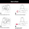 Master Lock 175 Set Your Own Combination Padlock, Brass Finish