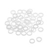 sourcing map Nylon Flat Washers M8 11mm OD 8mm ID