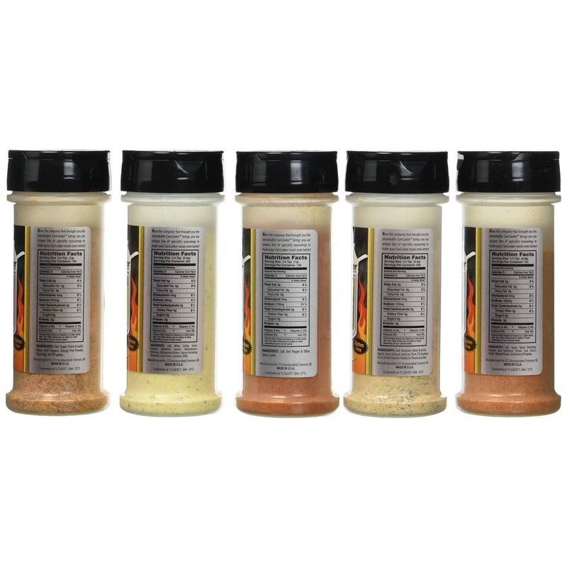 CanCooker Inc CS-006 Can Cooker Seasoning 5-Pack, Square, Black